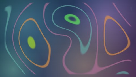 プラズマの等高線の背景の途中の絵