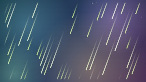 斜めの雨筋の背景の途中の絵