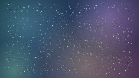 流れる星の背景の途中の絵