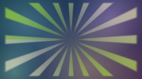 放射状の光線の背景の途中の絵